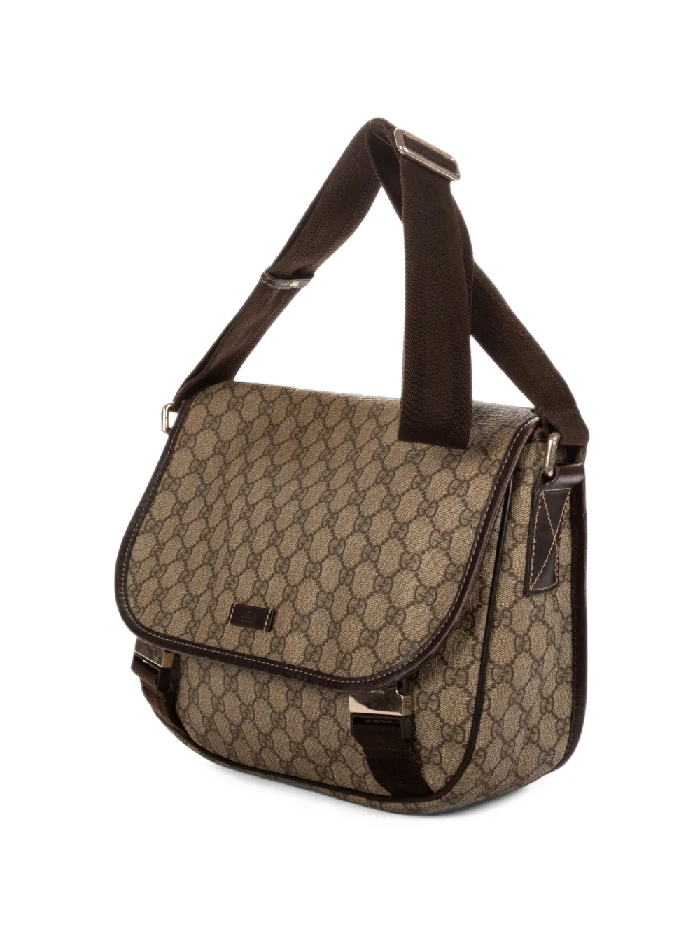Gucci Pre-Owned GG Supreme messenger bag - Marrone