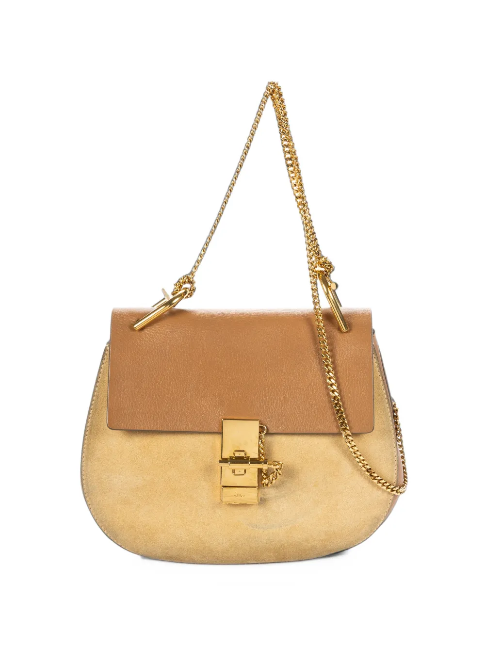 Chloé Pre-Owned small Drew shoulder bag - Braun
