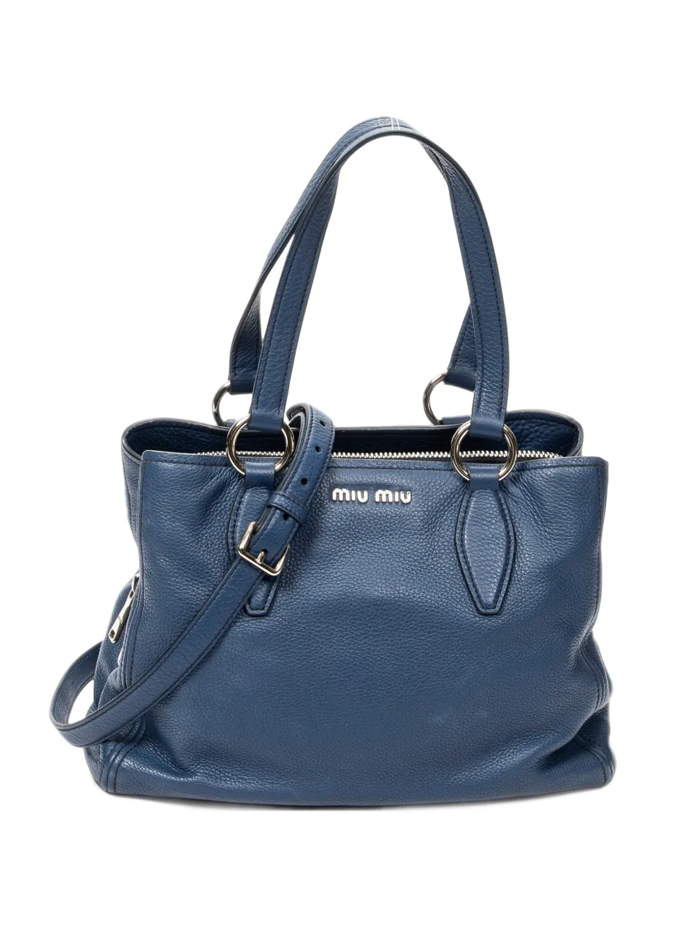 Miu Miu Pre-Owned Borsa a spalla Vitello Caribu - Blu