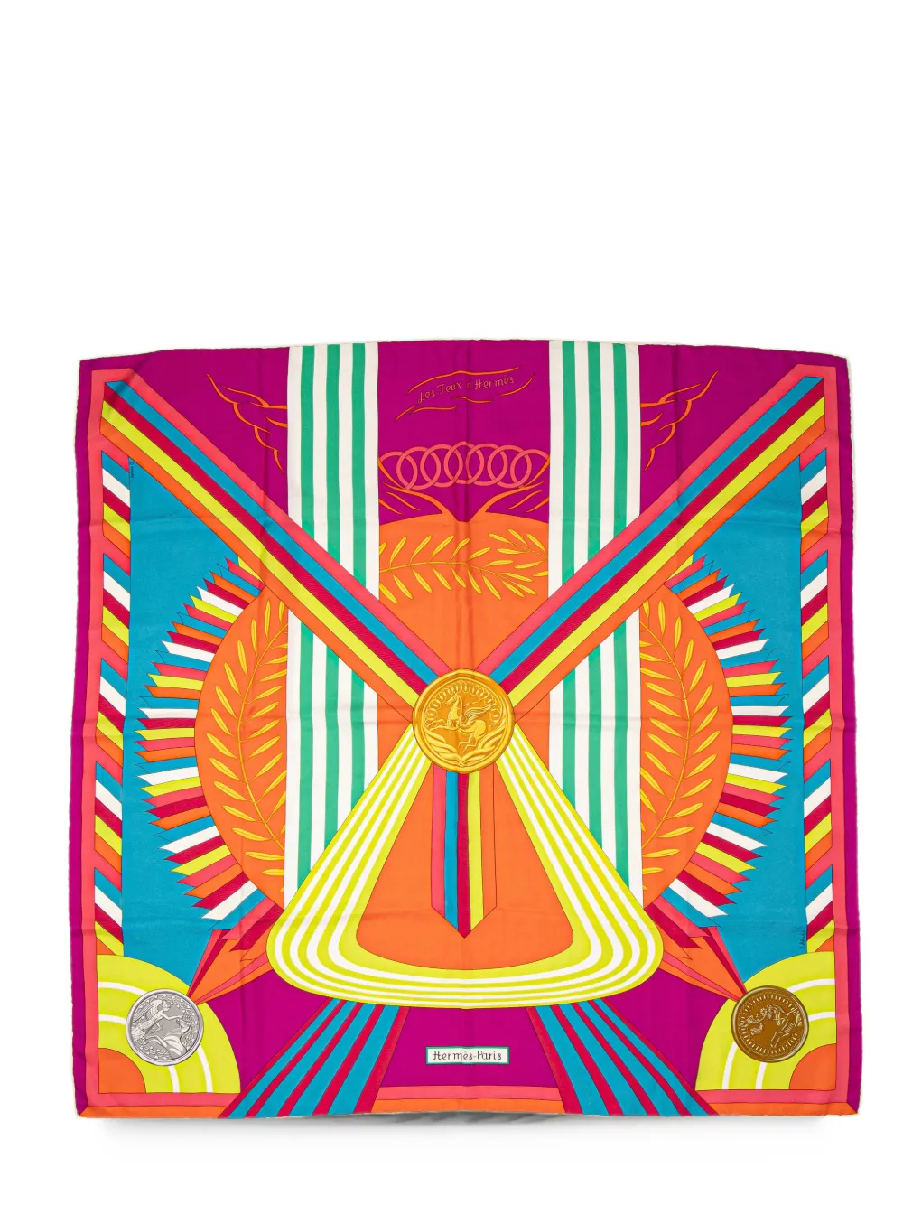 Hermès Pre-Owned 2013 Les Jeux d'Hermès scarf - Rosa