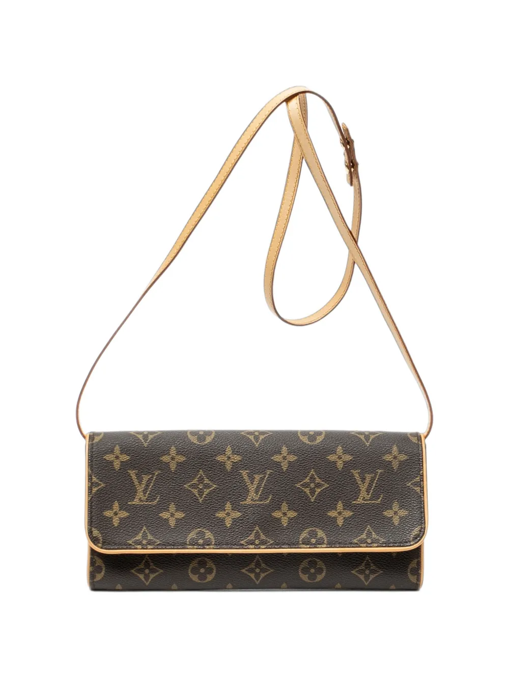 Louis Vuitton Pre-Owned GM Twin Monogram cross body bag - Marrone