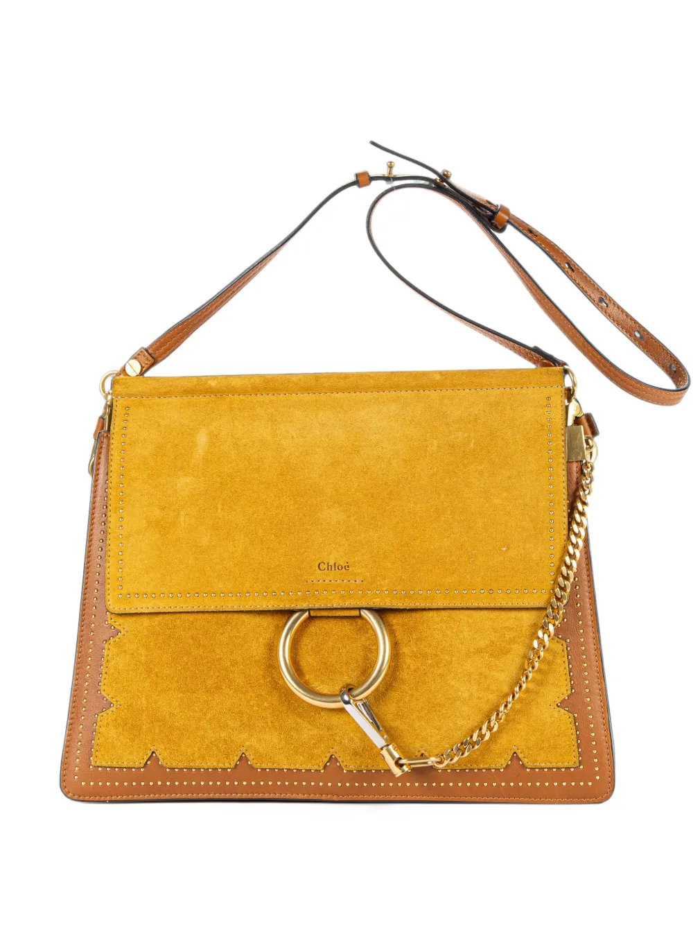 Chloé Pre-Owned Faye shoulder bag - Braun