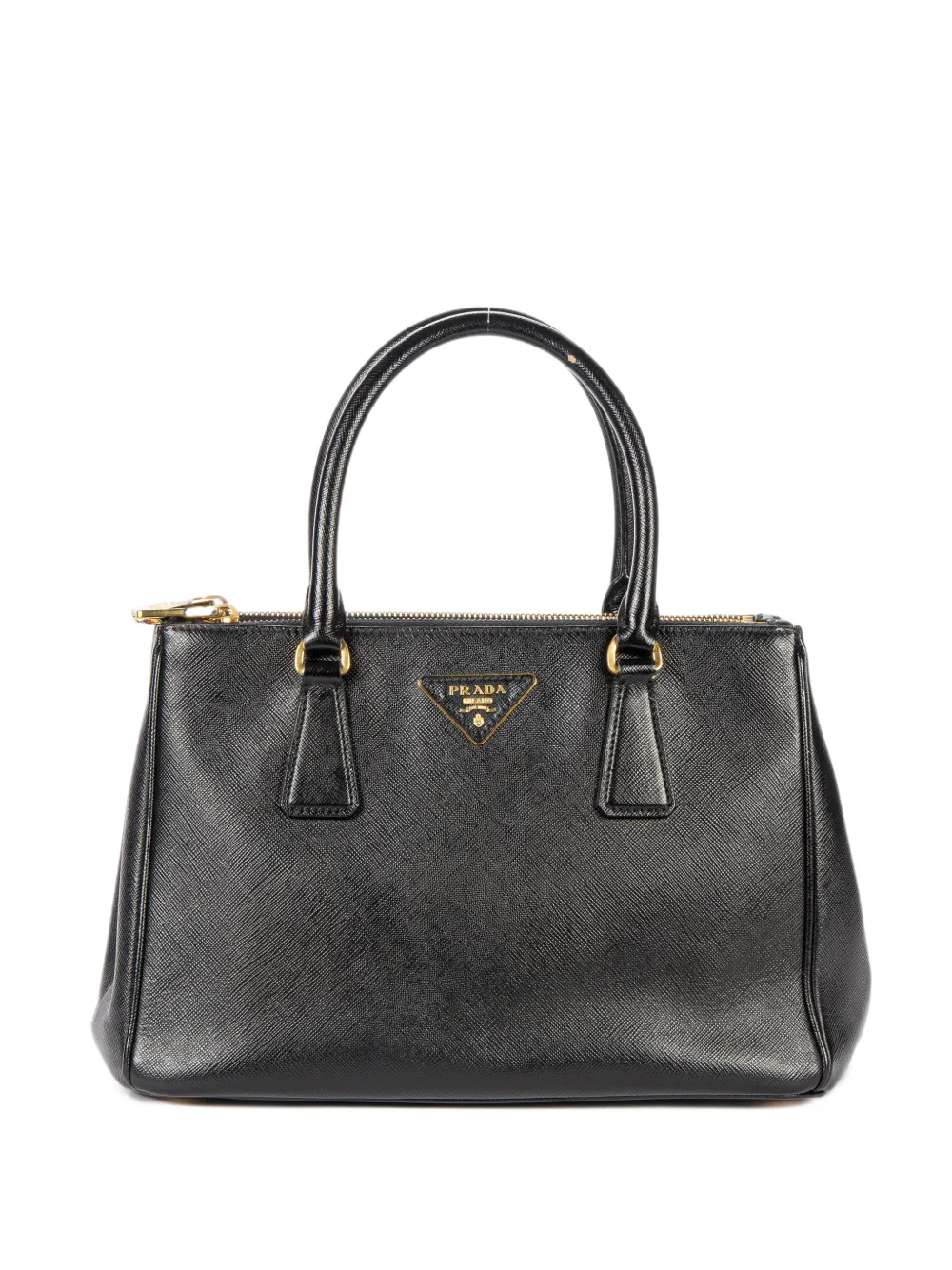 Prada Pre-Owned small Galleria double-zip tote bag - Nero