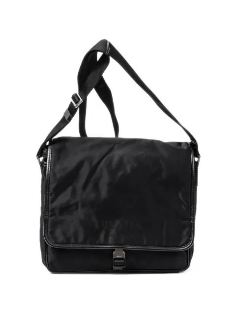 Prada Pre-Owned bandolera con hebilla y solapa