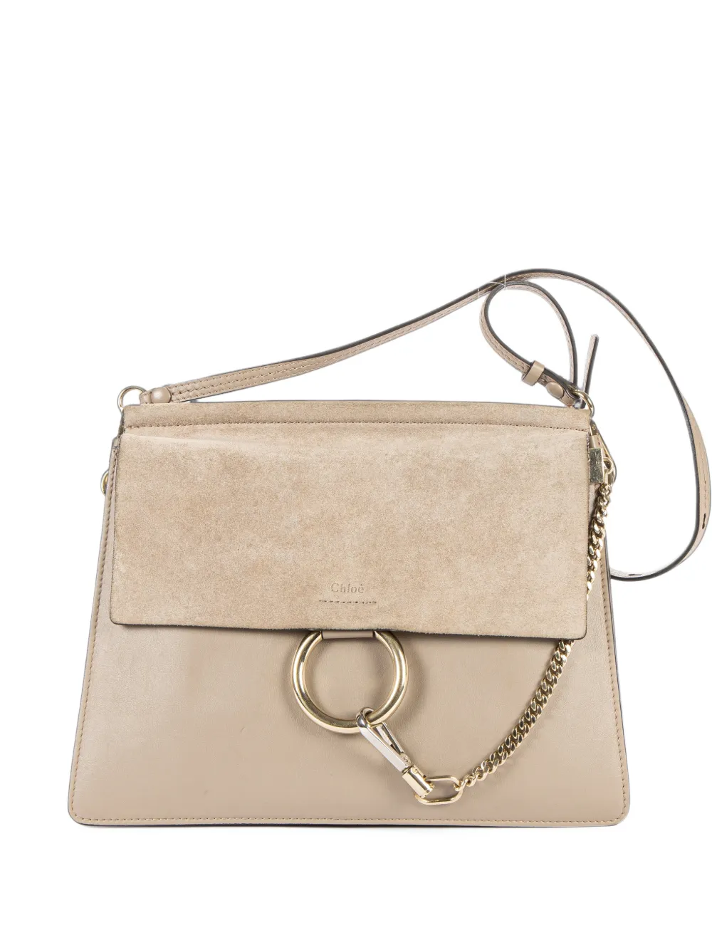 Chloé Pre-Owned medium Faye shoulder bag - Grau