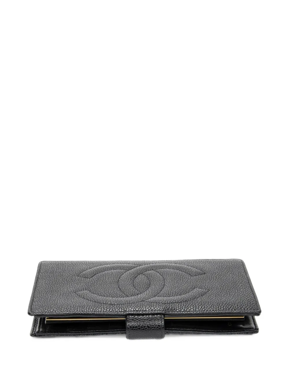 CHANEL Pre-Owned Timeless CC-logo wallet - Black