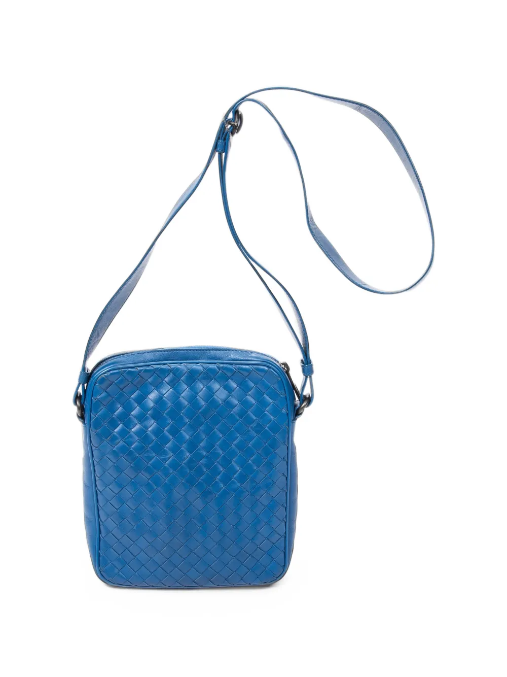 Bottega Veneta Pre-Owned イントレチャート レザー ショルダーバッグ