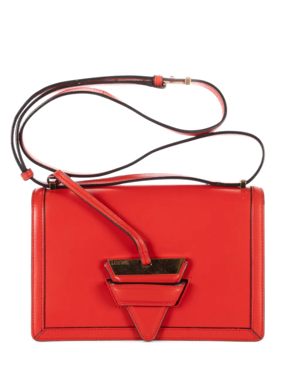 Loewe Pre-Owned medium Barcelona calfskin shoulder bag - Rot