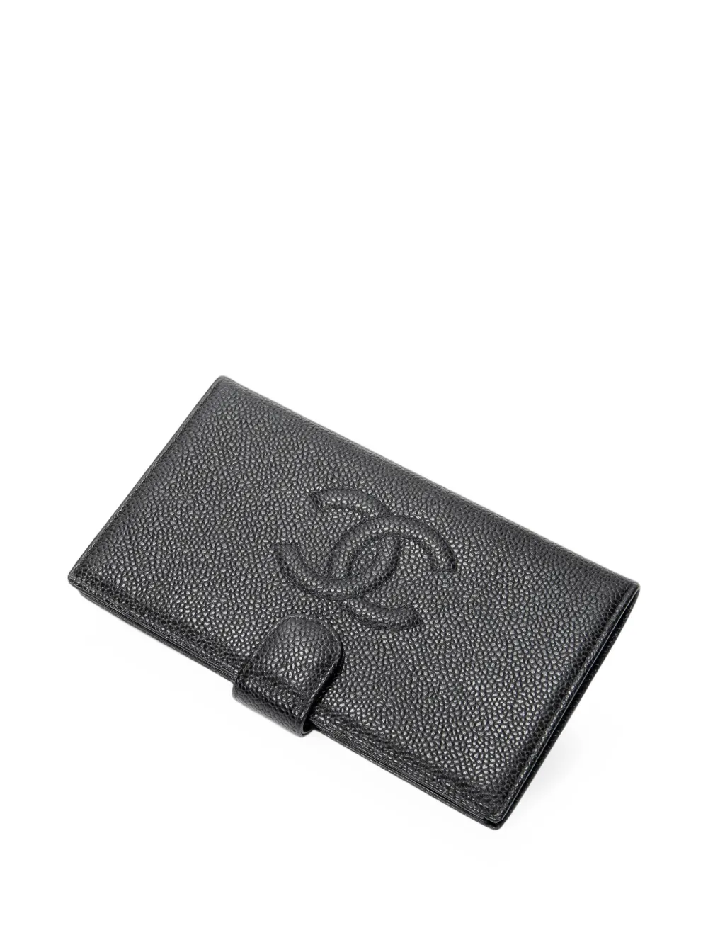 CHANEL Pre-Owned Timeless French purse wallet in Black