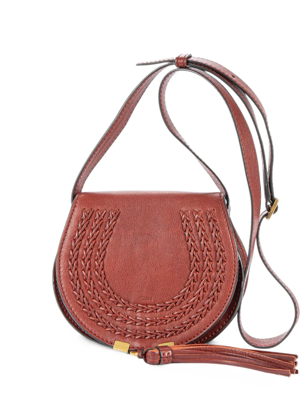 Chloé Pre-Owned Marcie tassel shoulder bag - Rot