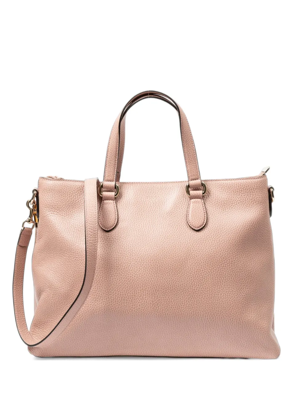 Gucci Pre-Owned Bamboo tassel tote bag - Pink