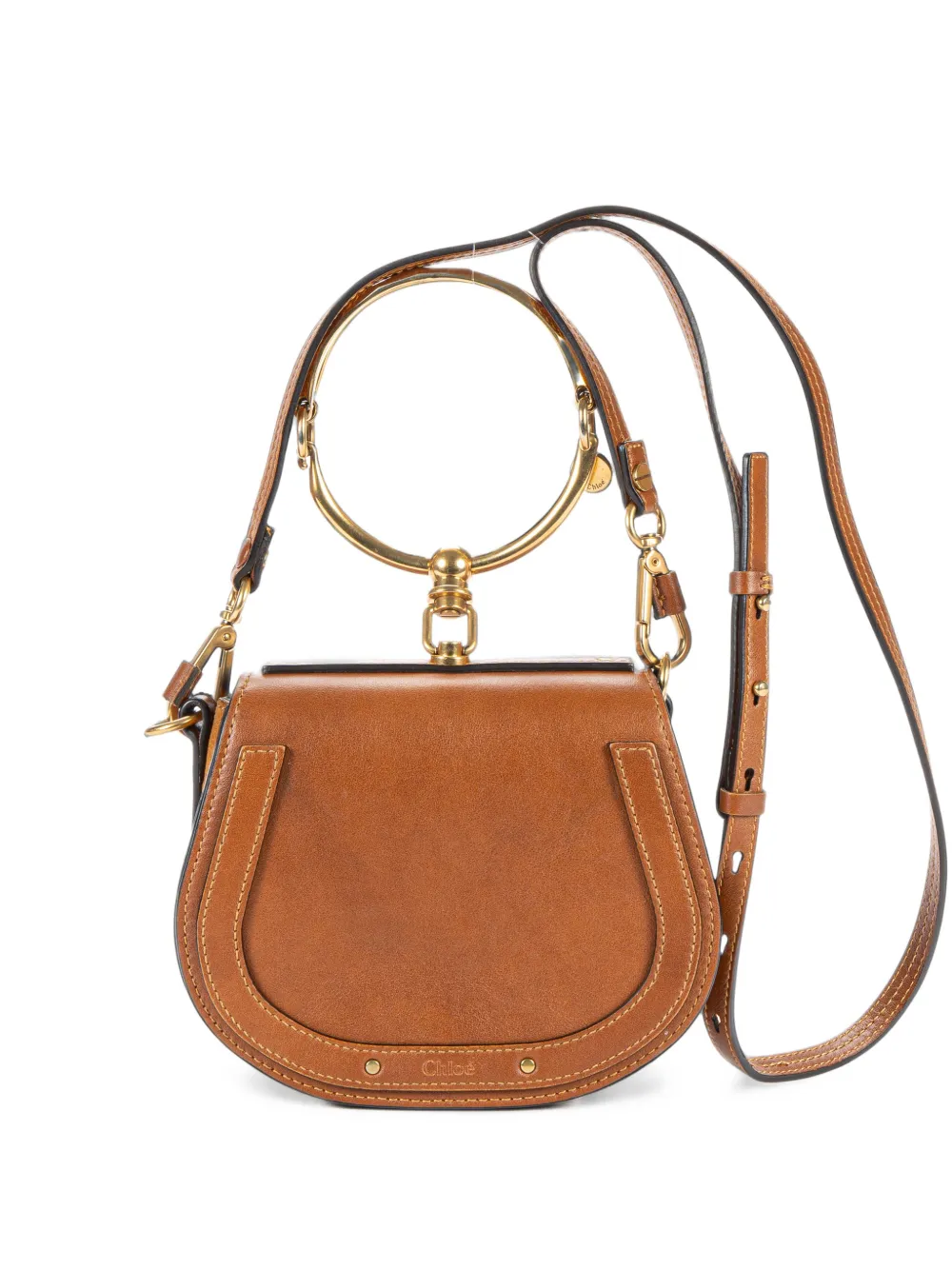 Chloé Pre-Owned small Nile bracelet tote bag - Braun