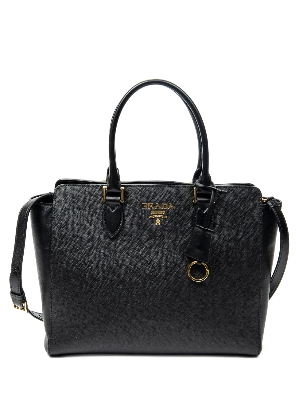 Prada Pre-Owned Saffiano-leather tote bag - Nero