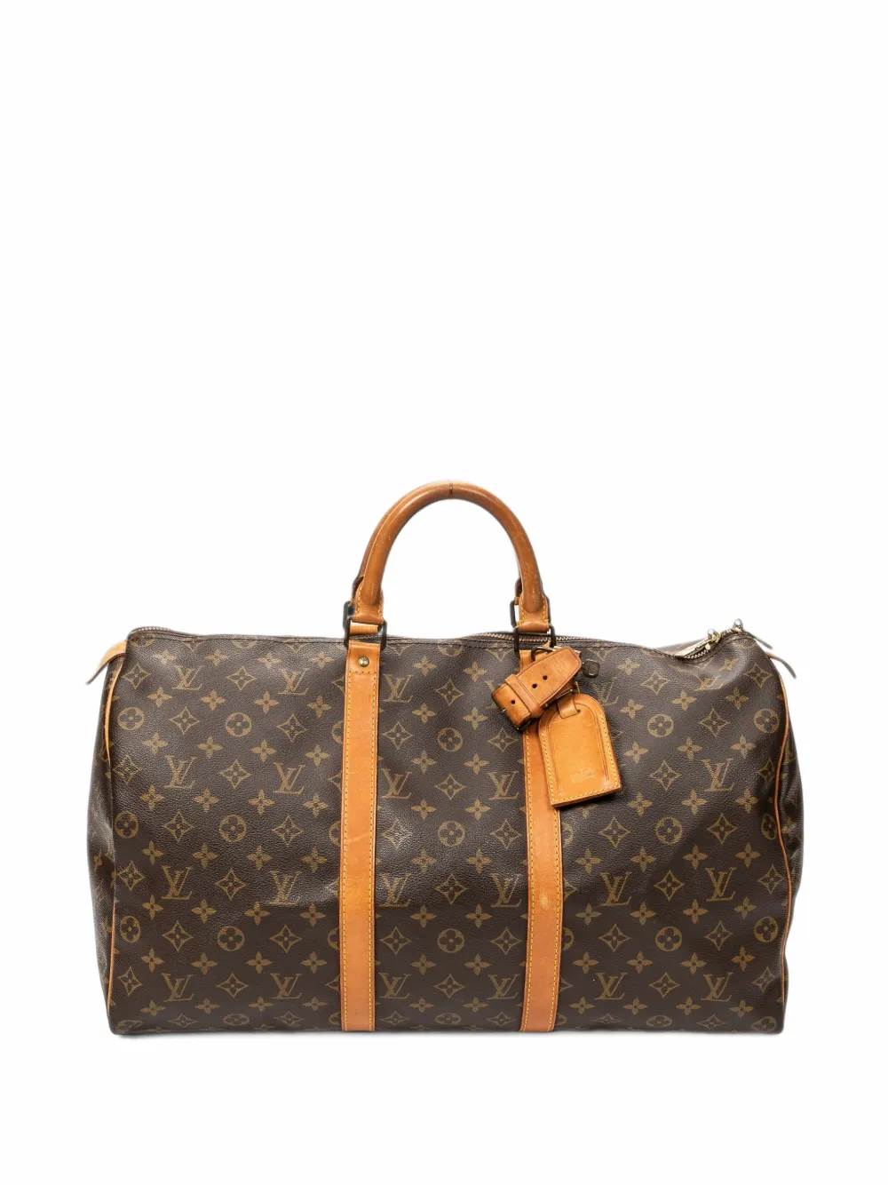 Louis Vuitton Pre-Owned Keepall Monogram luggage bag - Marrone