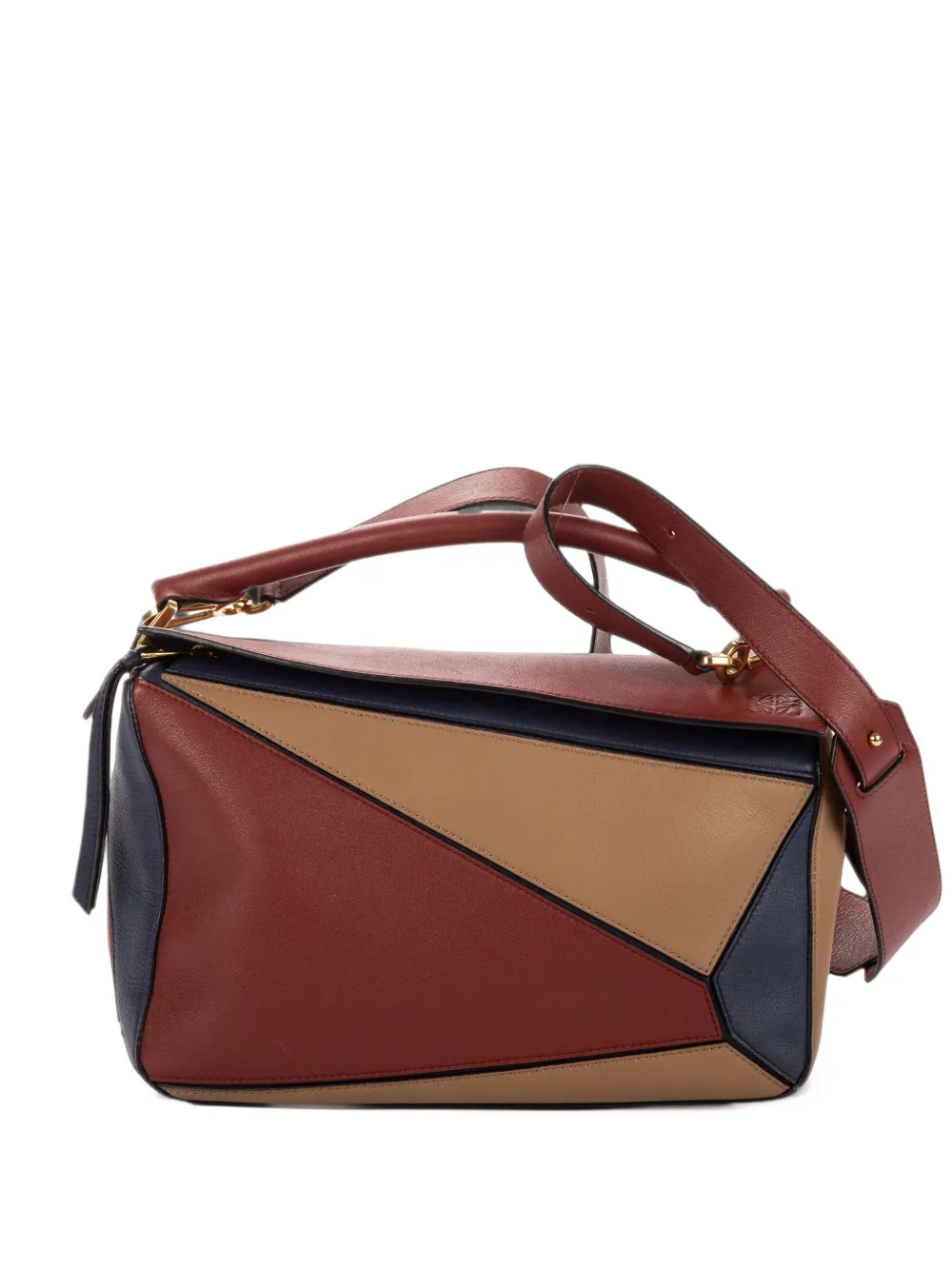 Loewe Pre-Owned medium Puzzle calfskin shoulder bag - Blue