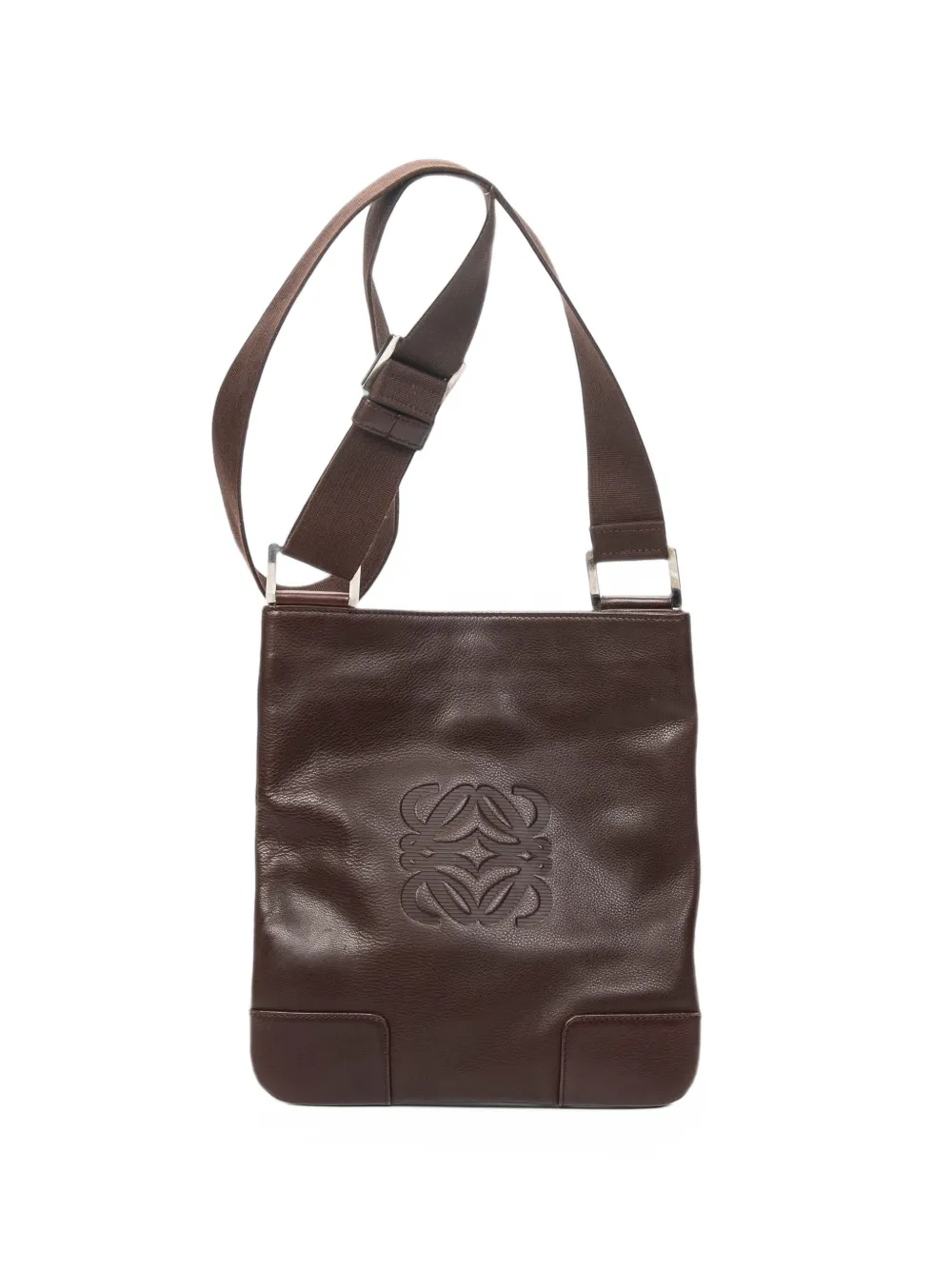 Loewe Pre-Owned Anagram crossbody bag - Marrone