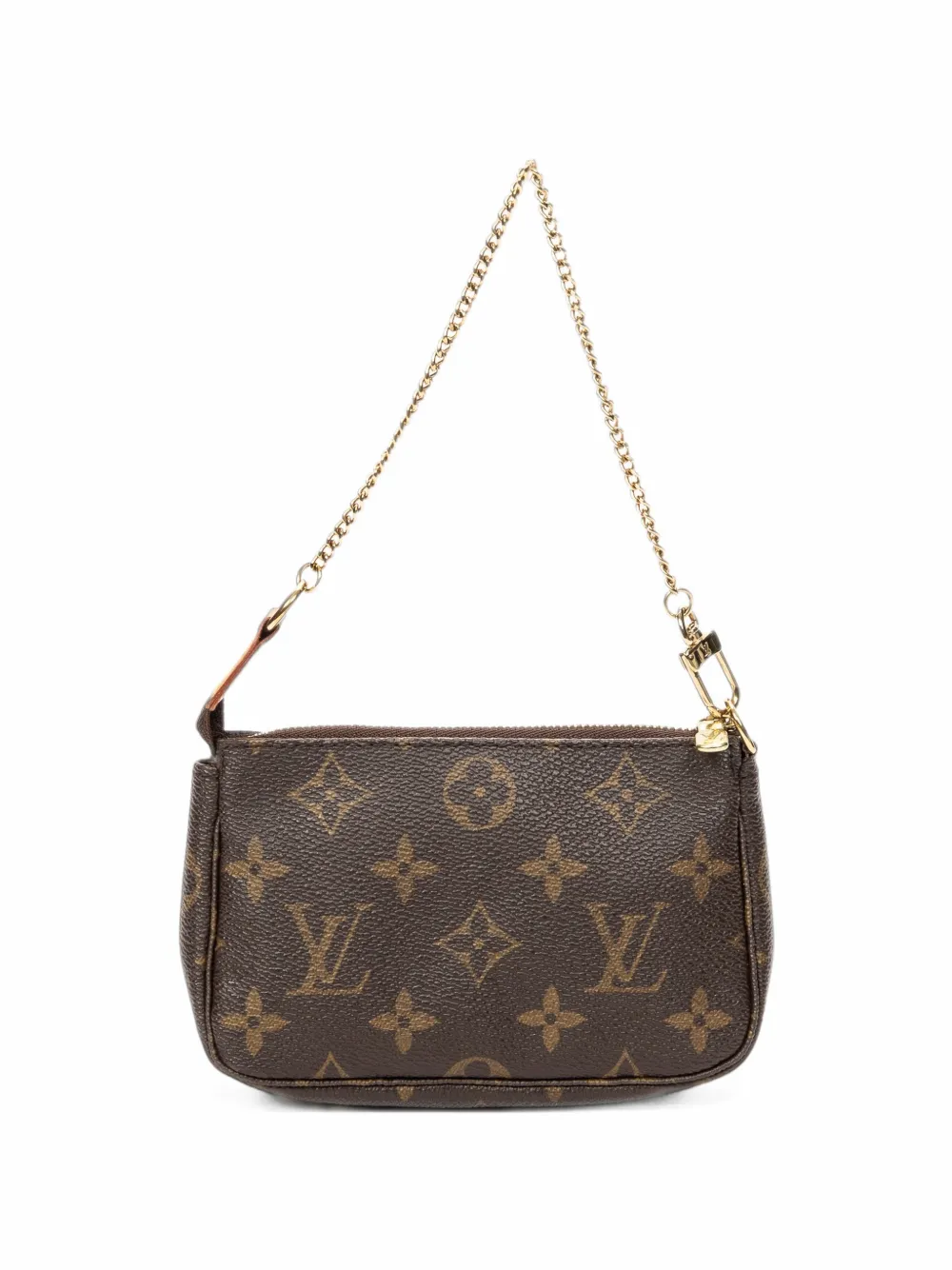 Louis Vuitton Pre-Owned mini Pochette Accessoires Monogram canvas clutch bag - Marrone