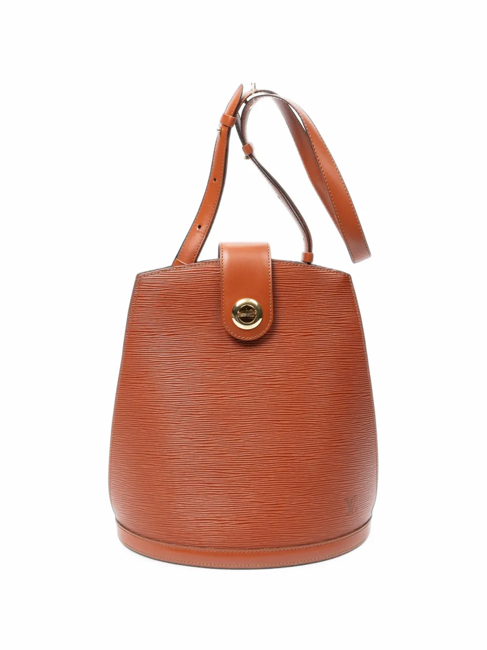 Louis Vuitton Pre-Owned Cluny Epi calf leather shoulder bag - Marrone