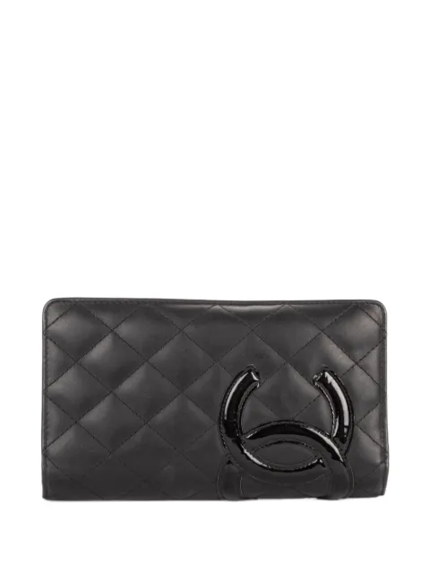 CHANEL Pre-Owned Cambon Ligne quilted wallet