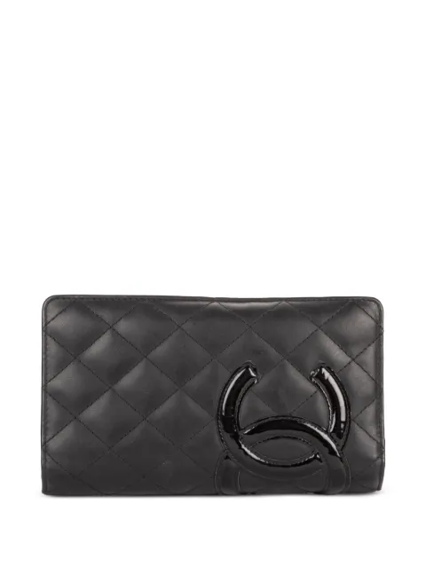 CHANEL Pre-Owned Cambon Ligne quilted wallet