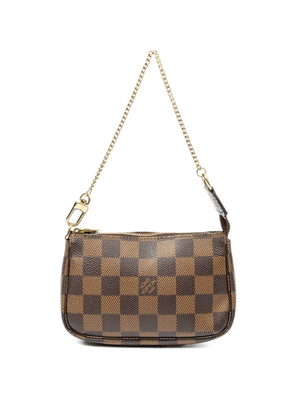 Louis Vuitton Pre-Owned mini Damier Ebene Pochette Accessoires handbag - Marron