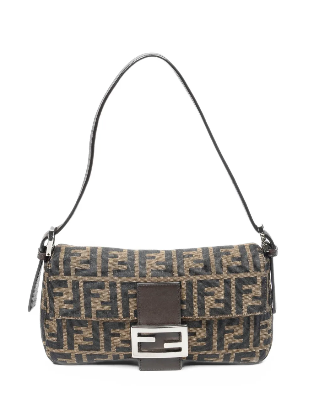 Fendi Pre-Owned Zucca Baguette shoulder bag - Brown