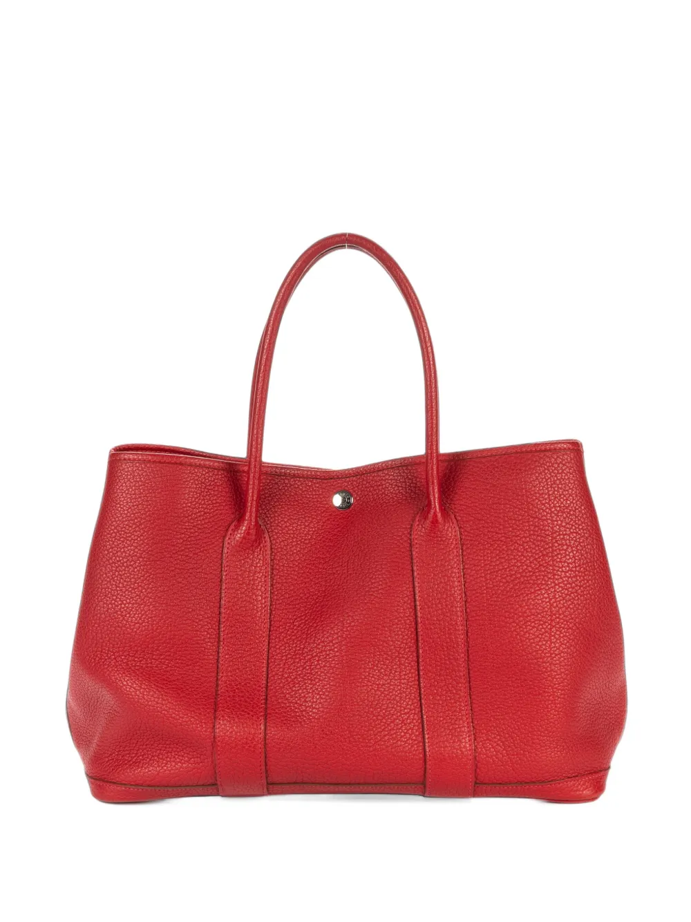 Hermès Pre-Owned Garden Party leather tote bag - Red