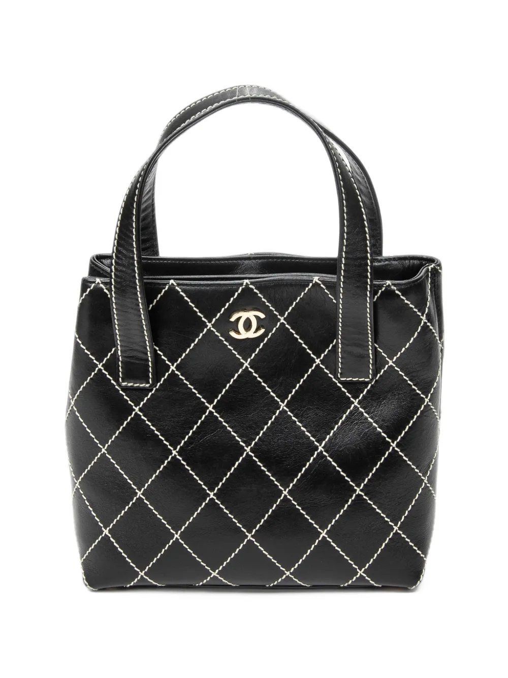 CHANEL Pre-Owned Wild Stitch CC tote bag - Black