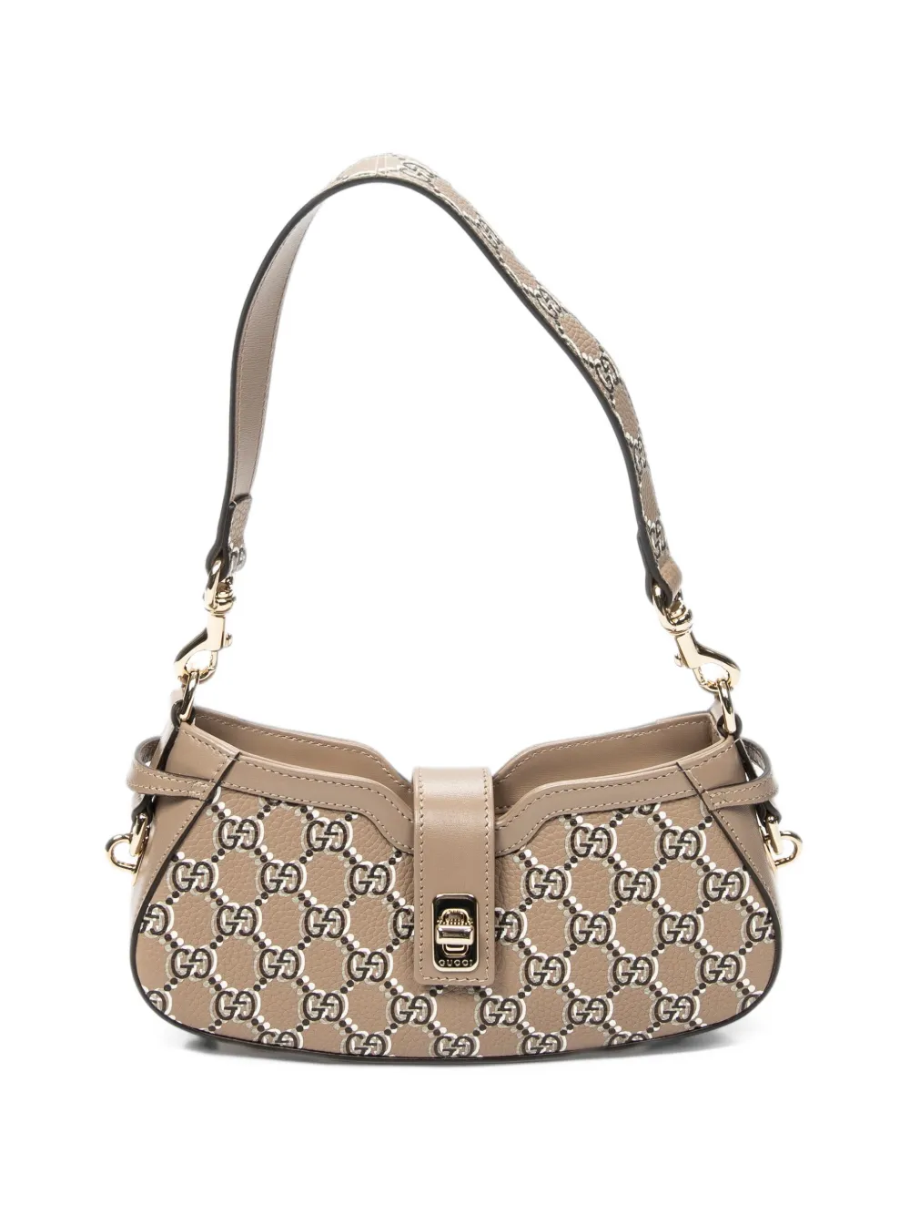 Gucci Pre-Owned Moonside GG print shoulder bag - Marrone
