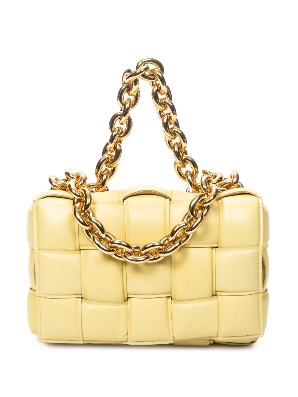 Bottega Veneta Pre-Owned Padded Chain Cassette shoulder bag - Gelb