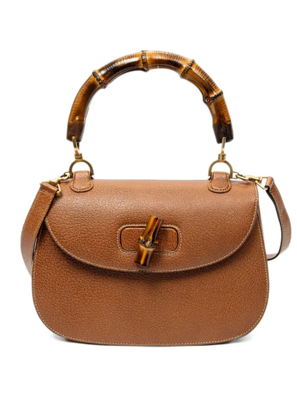 Gucci Pre-Owned バンブー バッグ | ブラウン | FARFETCH JP