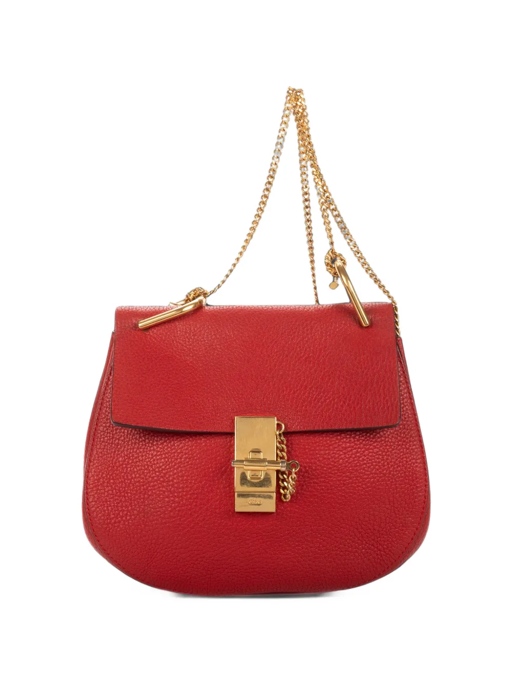 Chloé Pre-Owned small leather shoulder bag - Rot