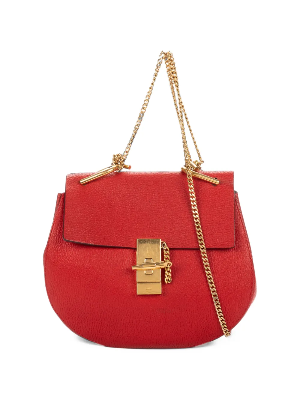 Chloé Pre-Owned small Drew leather shoulder bag - Rot