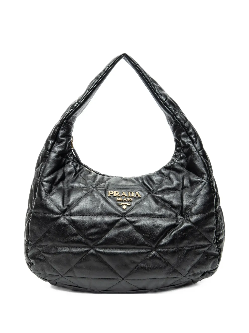 Prada Pre-Owned Spectrum quilted shoulder bag - Black