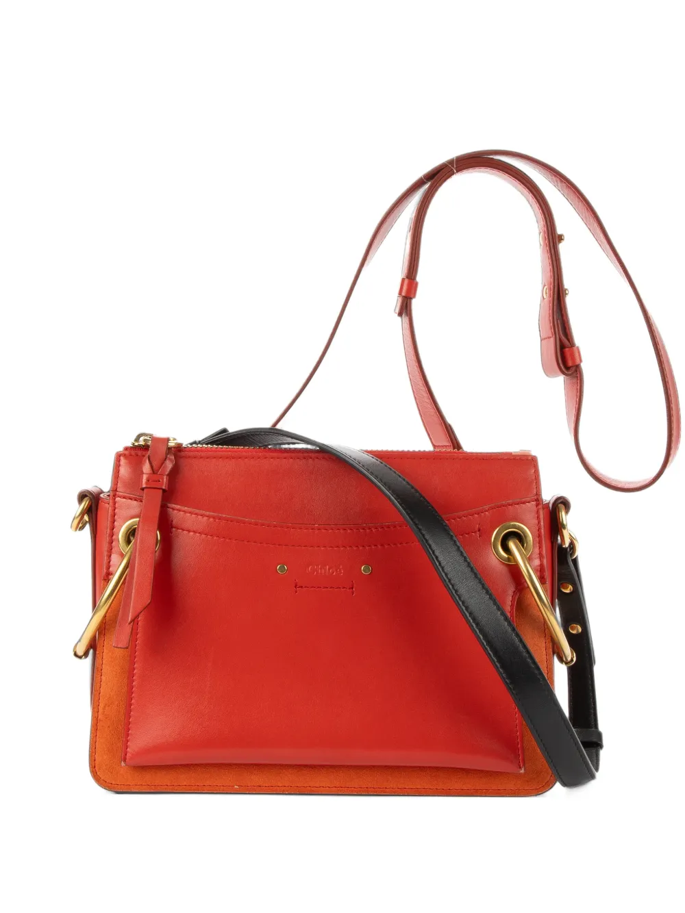 Chloé Pre-Owned Small Roy leather cross body bag - Rot