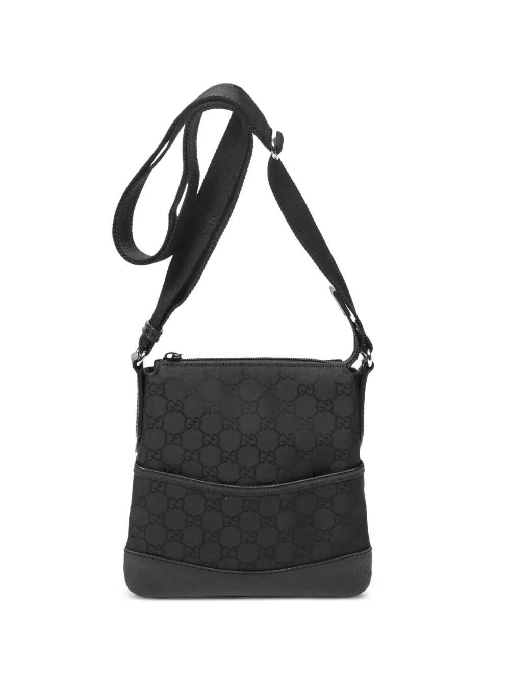 Gucci Pre-Owned Monogram messenger bag - Nero