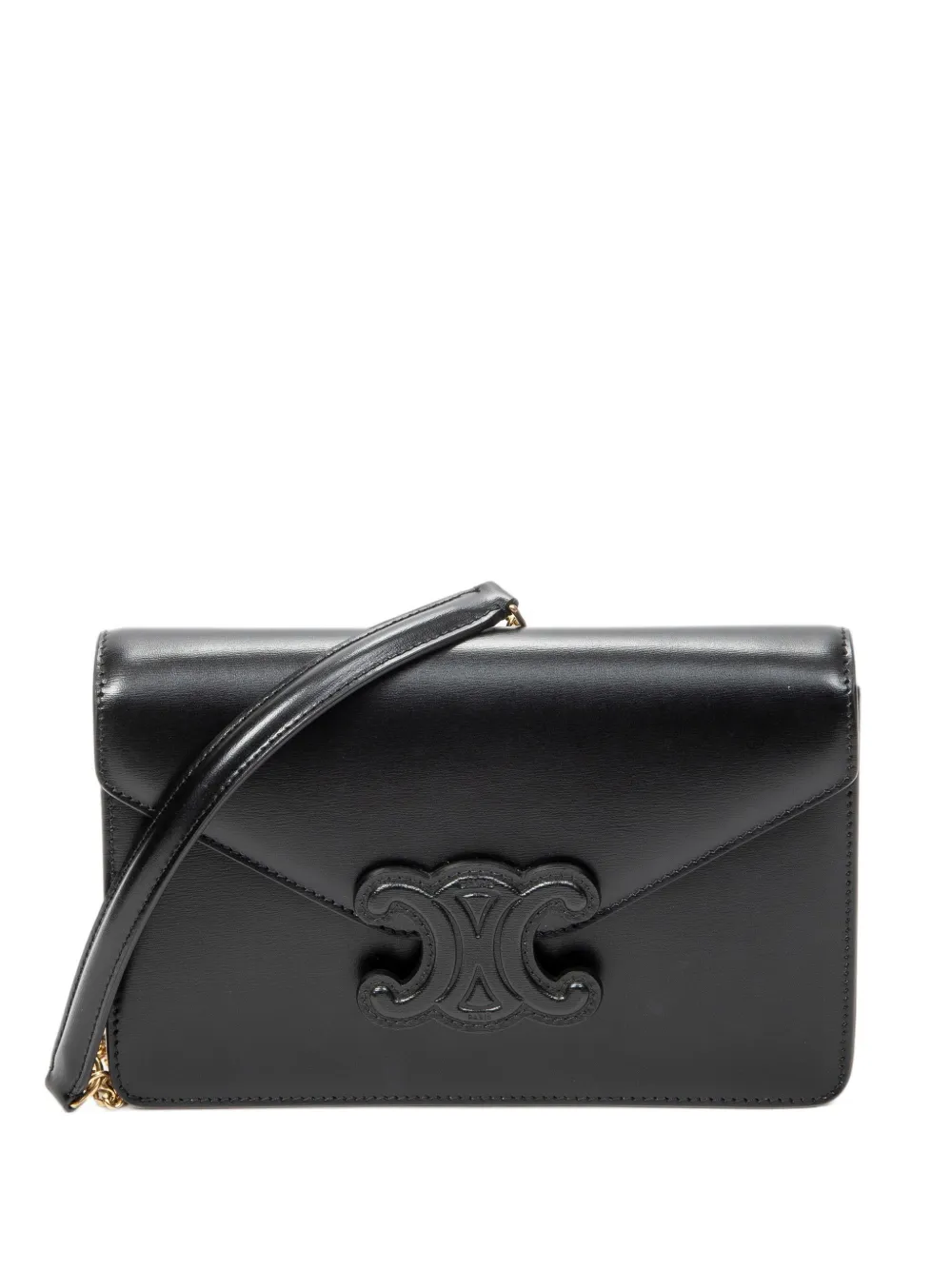 Celine Pre-Owned Margo Triomphe leather mini bag - Nero