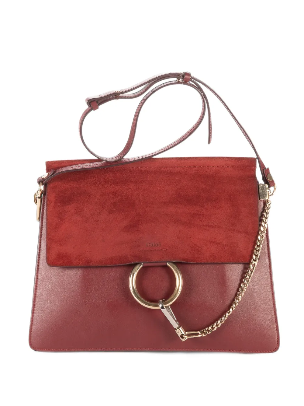 Chloé Pre-Owned medium Faye shoulder bag - Rot