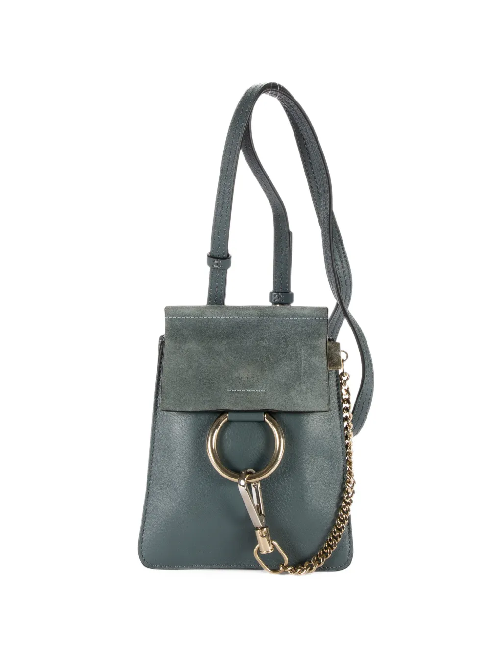 Chloé Pre-Owned Mini Faye Bracelet shoulder bag - Blau