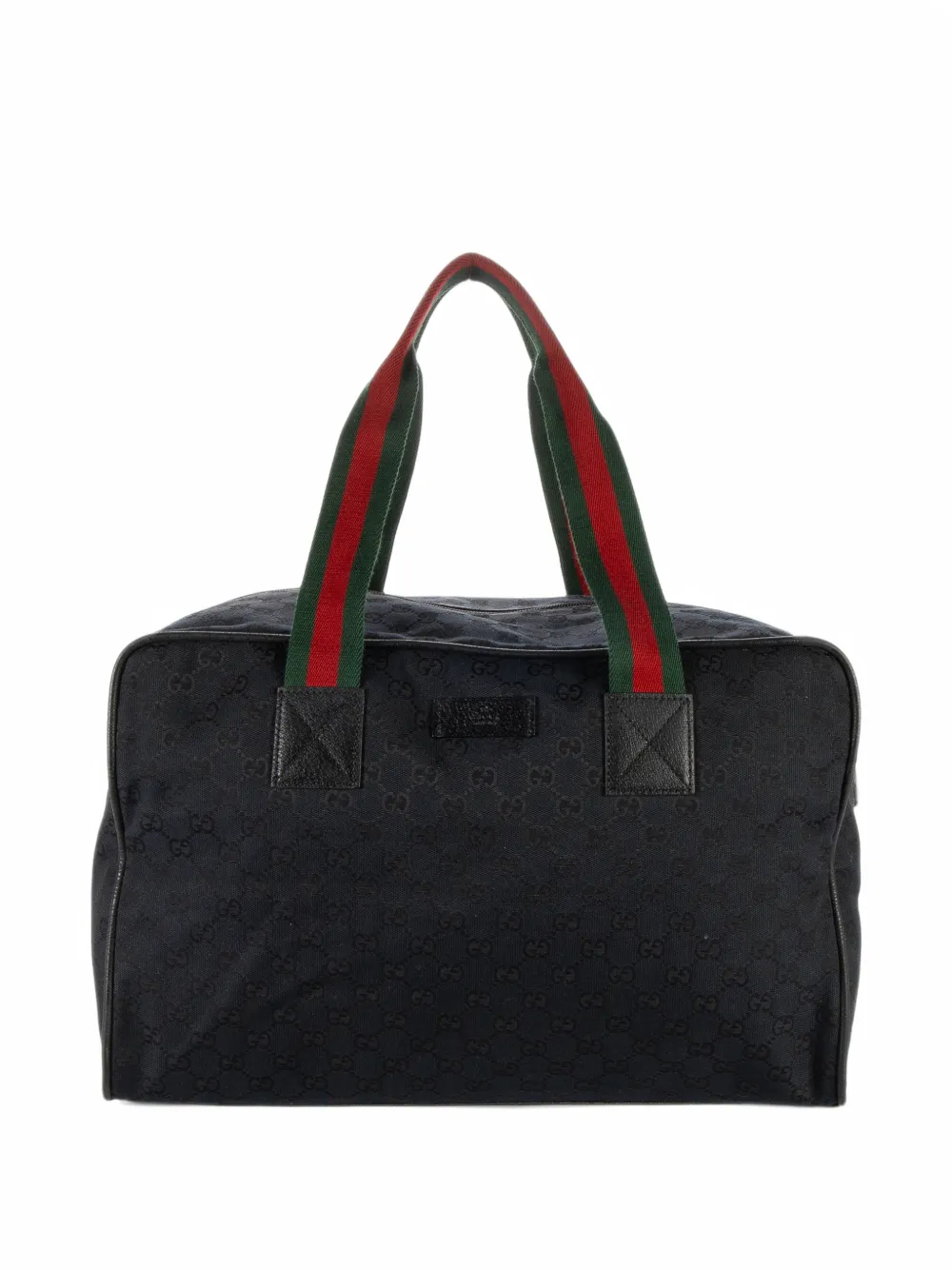 Gucci Pre-Owned GG monogram boston travel bag in Black