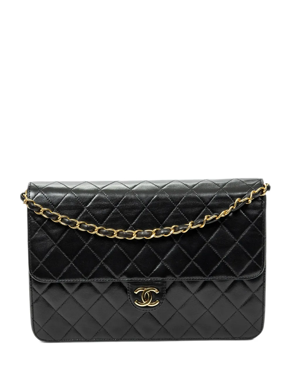 CHANEL Pre-Owned Mademoiselle quilted shoulder bag - Black