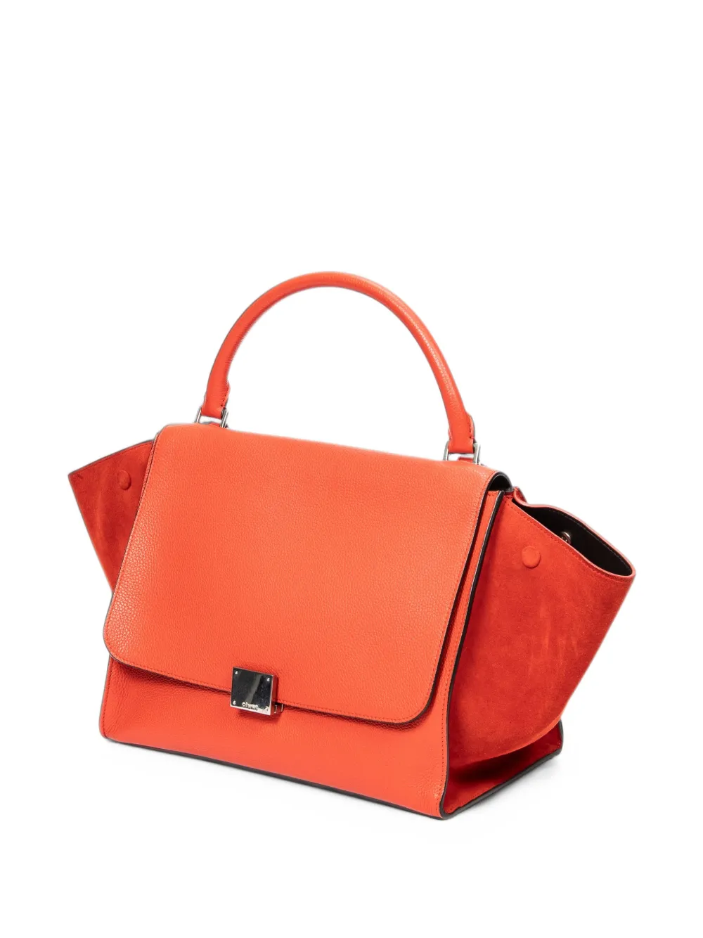 Celine Pre-Owned medium Trapeze hand bag - Orange