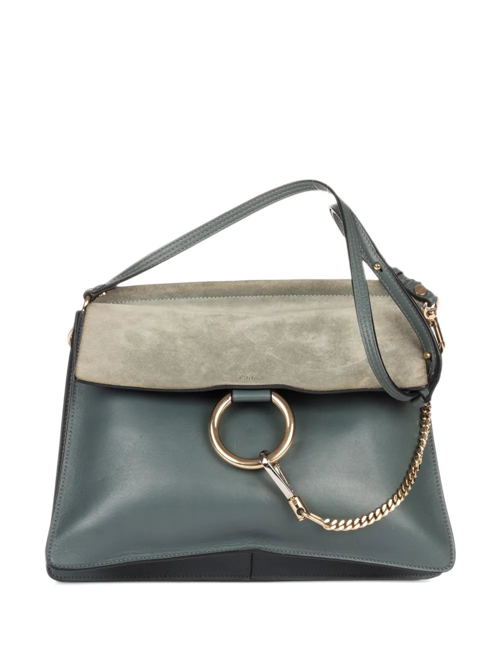 Chloé Pre-Owned medium Faye suede shoulder bag - Blue