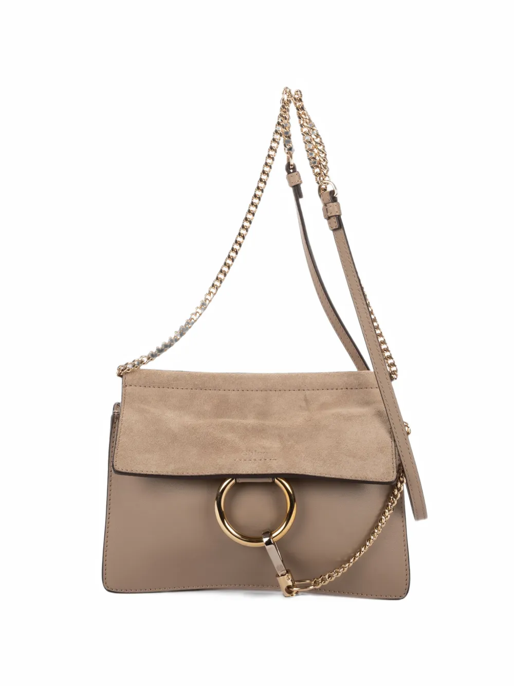 Chloé Pre-Owned Faye shoulder bag - Nude