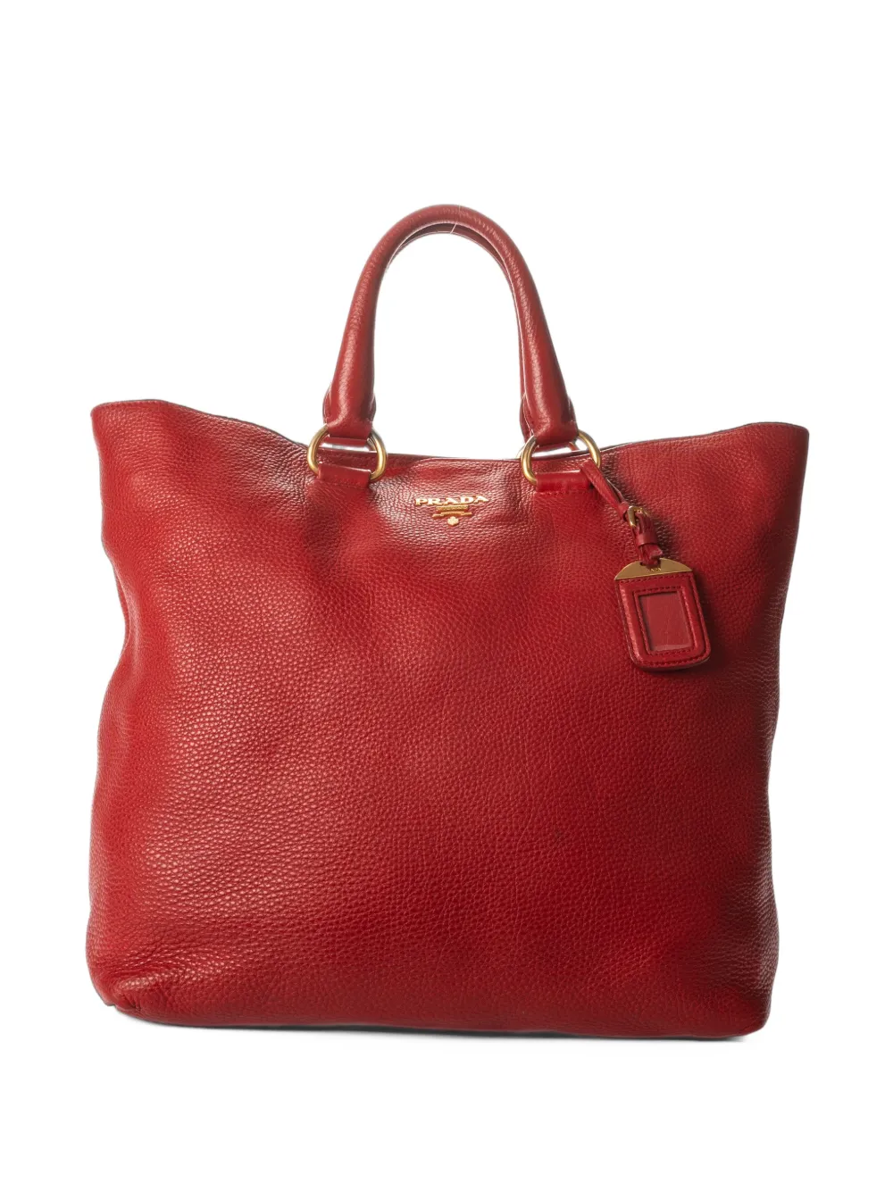 Prada Pre-Owned Vitello Daino tote bag - Rosso