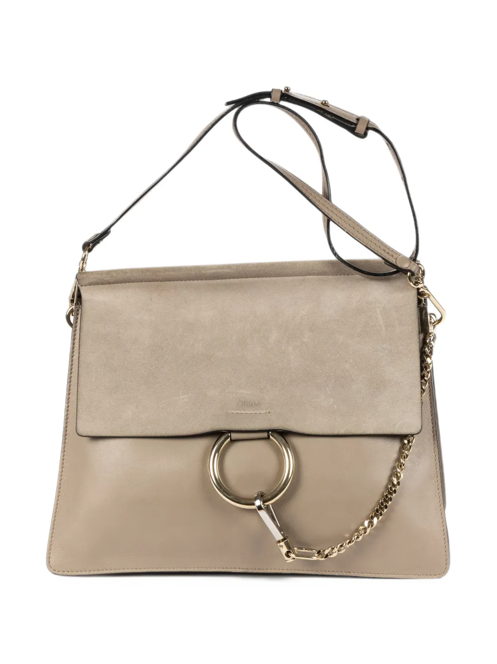 Chloé Pre-Owned medium Faye shoulder bag - Grau
