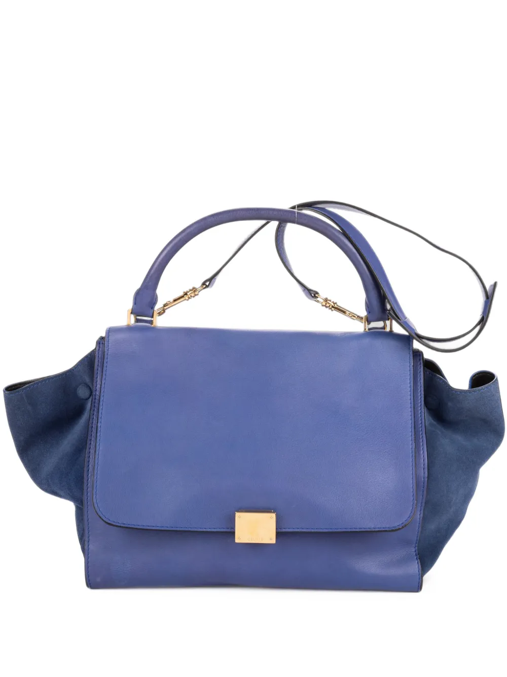 Celine Pre-Owned medium Trapeze cross body bag - Blau