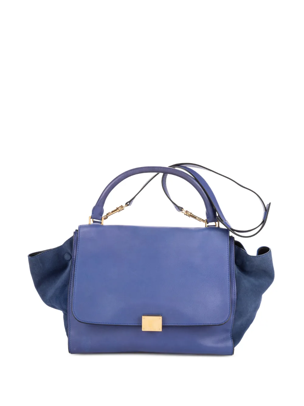 Celine Pre-Owned medium Trapeze cross body bag - Blu