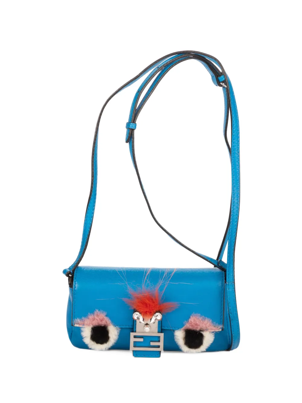 Fendi Pre-Owned nano Baguette Monster mini bag - Blau