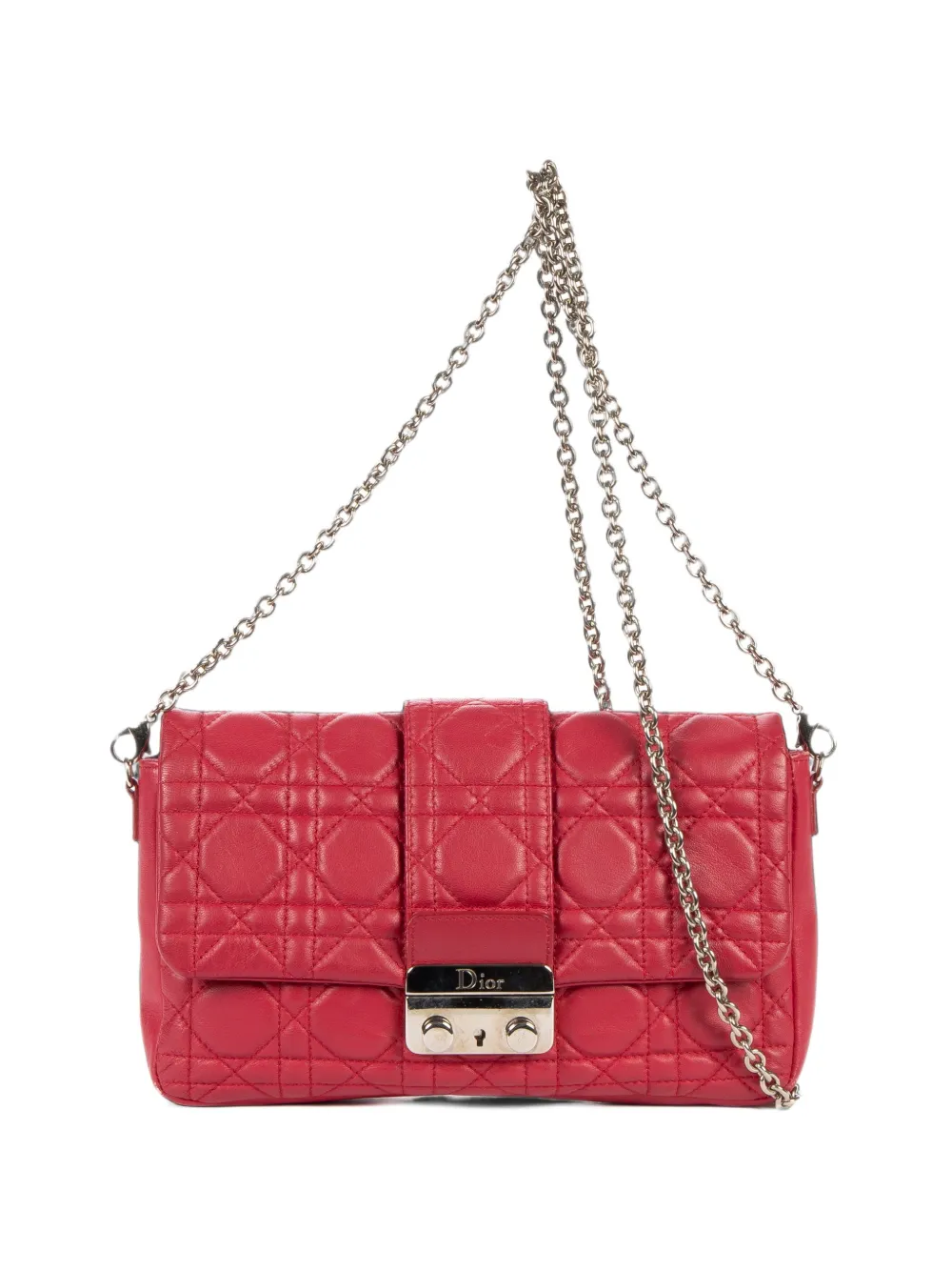Christian Dior Pre-Owned Miss Dior Cannage shoulder bag - Rosa